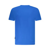 Napapijri Blue Cotton Men T-Shirt